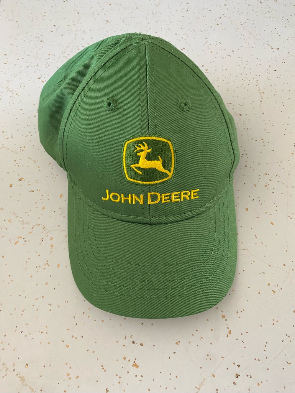 John Deere Green Cap with Yellow Embroidered Logo